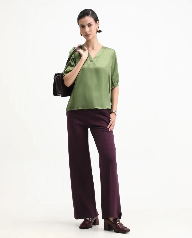 Rareism Women's Straight Fit Trackpant