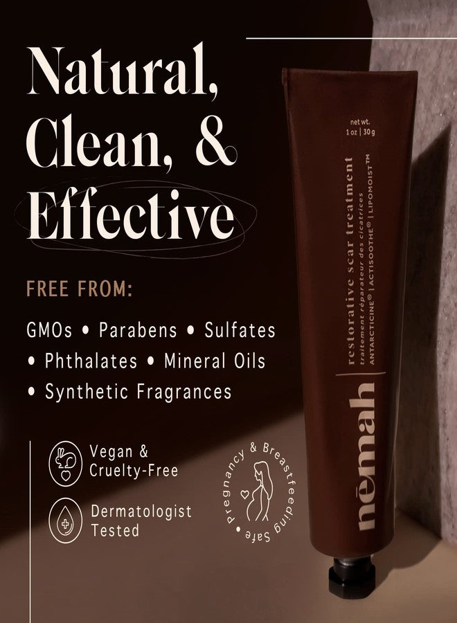 Nemah - Restorative Scar Treatment for C Section Recovery - C Section Scar Treatment for Postpartum - Reduces the Appearance of Scars from Acne - Vegan & Cruelty-Free - 1 oz. - Image 3