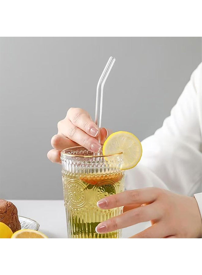 3 Pack Drinking Straws with Cleaning Brush - 10" x 10 mm - Smoothie Straws for Milkshakes, Frozen Drinks, Smoothies, Bubble Tea, Clear Glass Drinking, StrawStanley Cup Accesspries - Image 5