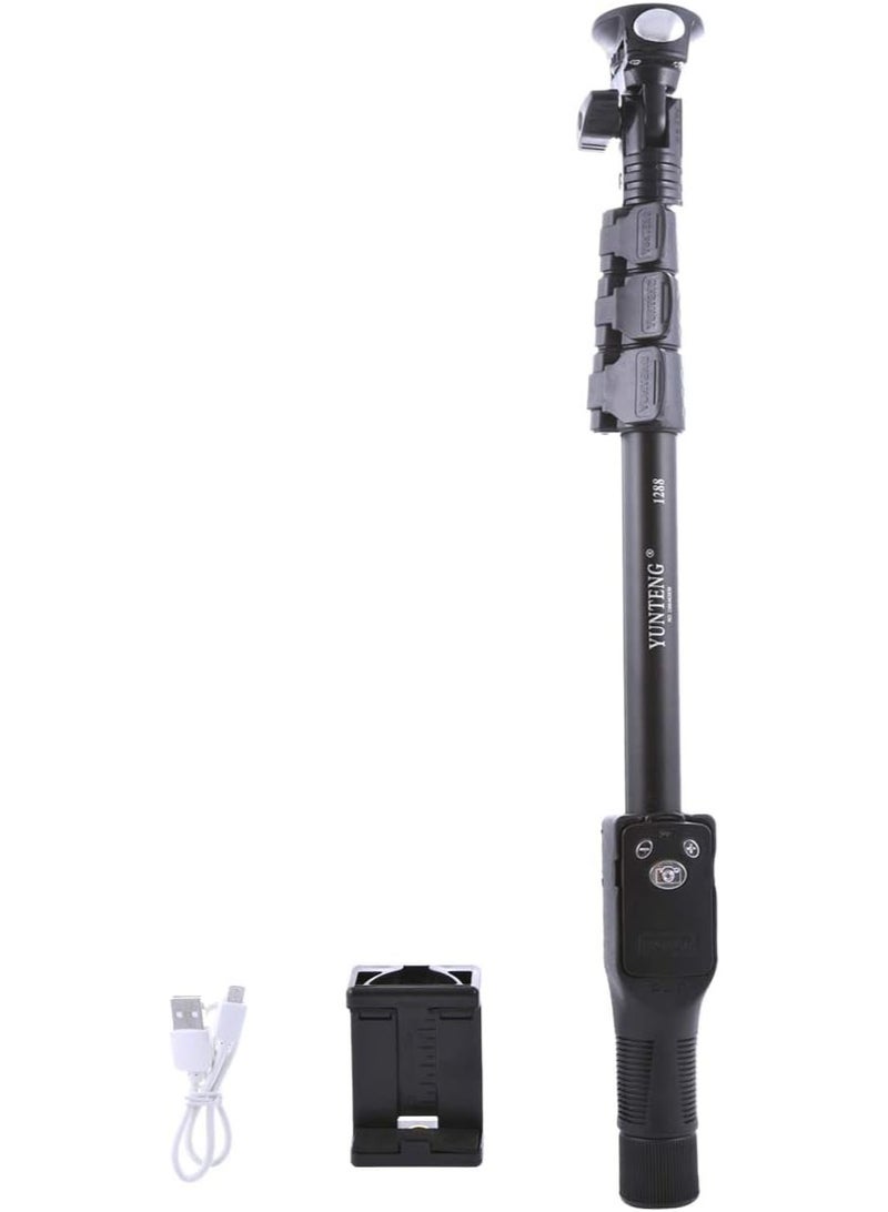 MUNTAQI Phone Tripod & Selfie Stick – All-in-One Extendable Cell Phone Tripod Stand with Wireless Remote, Adjustable Holder & Rotatable Head, Lightweight Portable Tripod for iPhone, Android, TikTok, Vlogging, Travel - Image 2