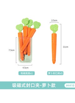 Generic Cute Cactus Bag Clips Sealing Food Freshness Radish 