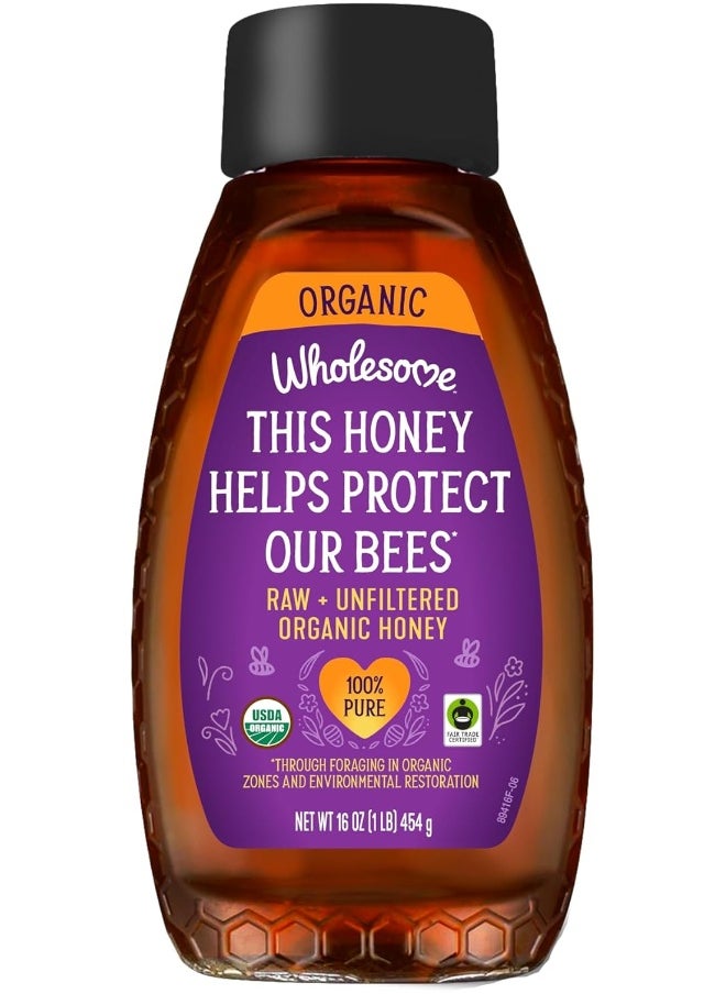 Wholesome Sweeteners Wholesome Sweeteners Organic Unfiltered Honey 454 g  - Image 1