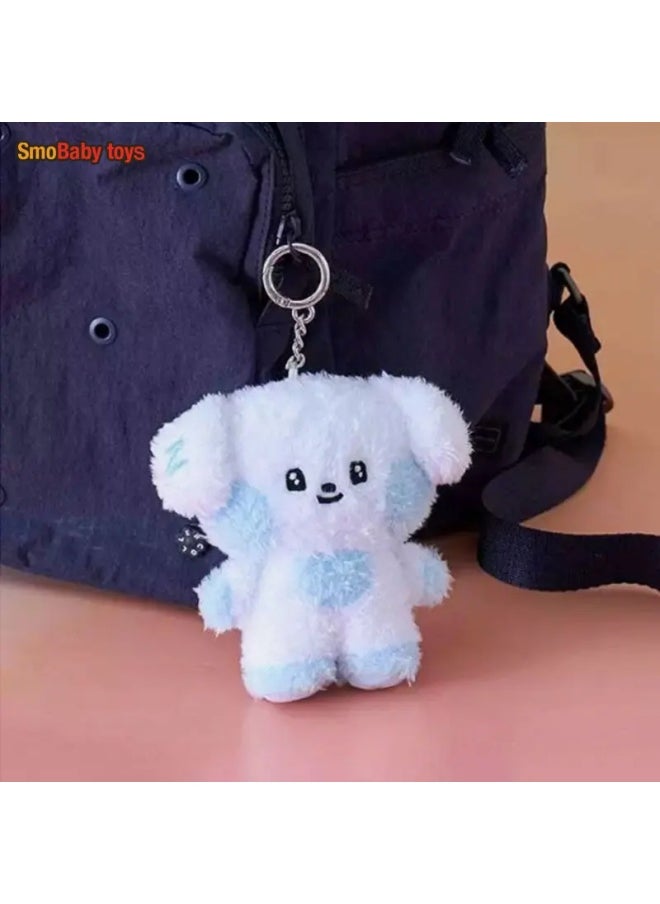 Generic - New ZB1 ZEROBASEONE RICKY HAO JIWOONG Same Plush Keyrings Dolls KIM GYUVIN Soft Animals Keychains Key Rings For Fans Gifts-Color:02-Size:10cm - Image 1