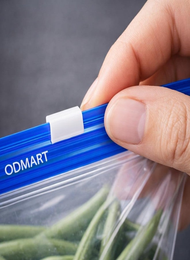 ODMART Reusable Zip Lock Storage Bags 9 x 10 Inch – Transparent Zipper Bags for Food, Vegetables & Fridge Storage, Multipurpose Kitchen Organizer LDPE Storage Pouches (Medium) (30) - Image 5