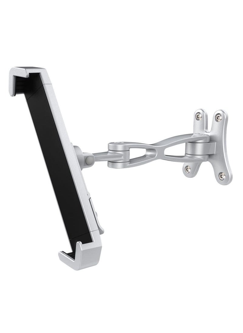 SYOSI Locking Wall Tablet Mount Secure iPad Holder for Store POS Kiosk Show Display Public Office Warehouse Landscape Anti Theft Design with Lock and Key for iPad 11 Air Galaxy Tab, and More 7-11" Tablet  - Image 2