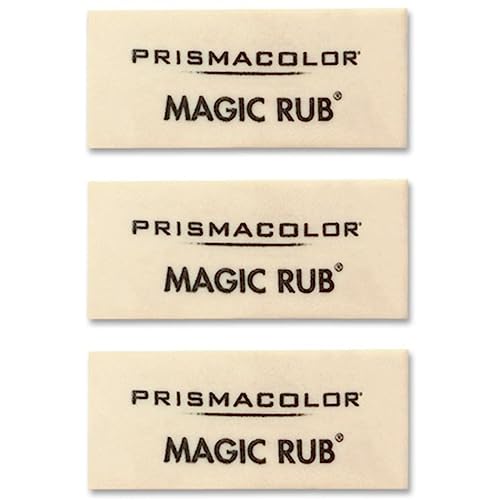 Prismacolor® Magic Rub® Vinyl Erasers, Beige, Pack Of 3 - Image 5
