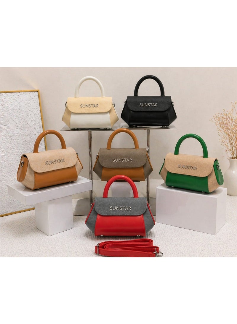 SUNSTAR Mini Top Handle Handbag – Stylish Women’s Crossbody Bag with Detachable Strap (Multi Color Collection) - Image 2