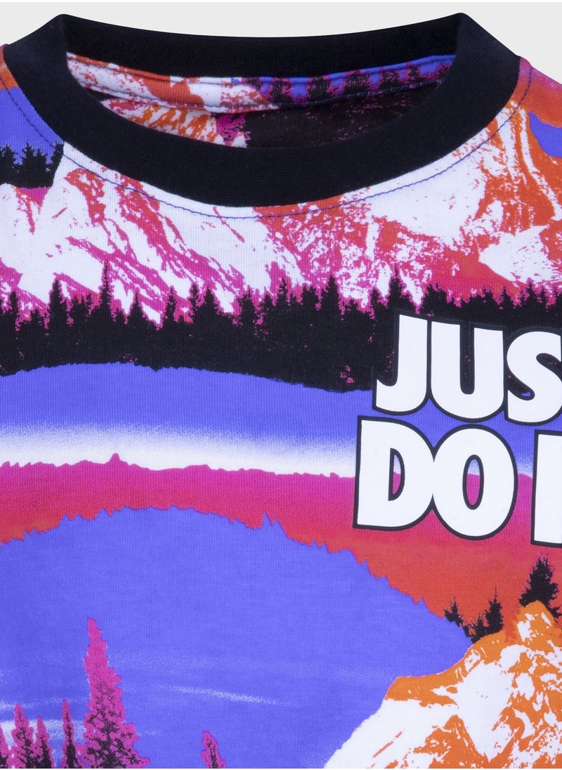Nike - Snowscape All Over Printed T-Shirt - Image 1