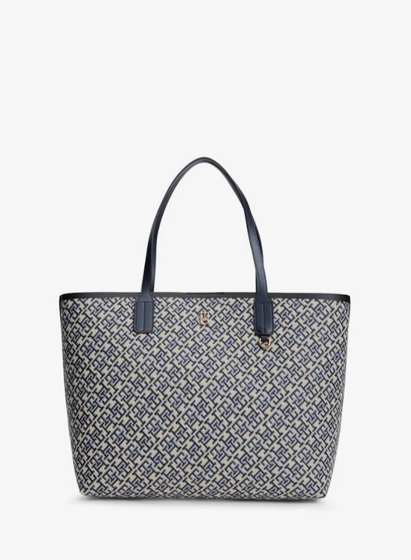 TOMMY HILFIGER Monogram Jacquard Tote Bag
