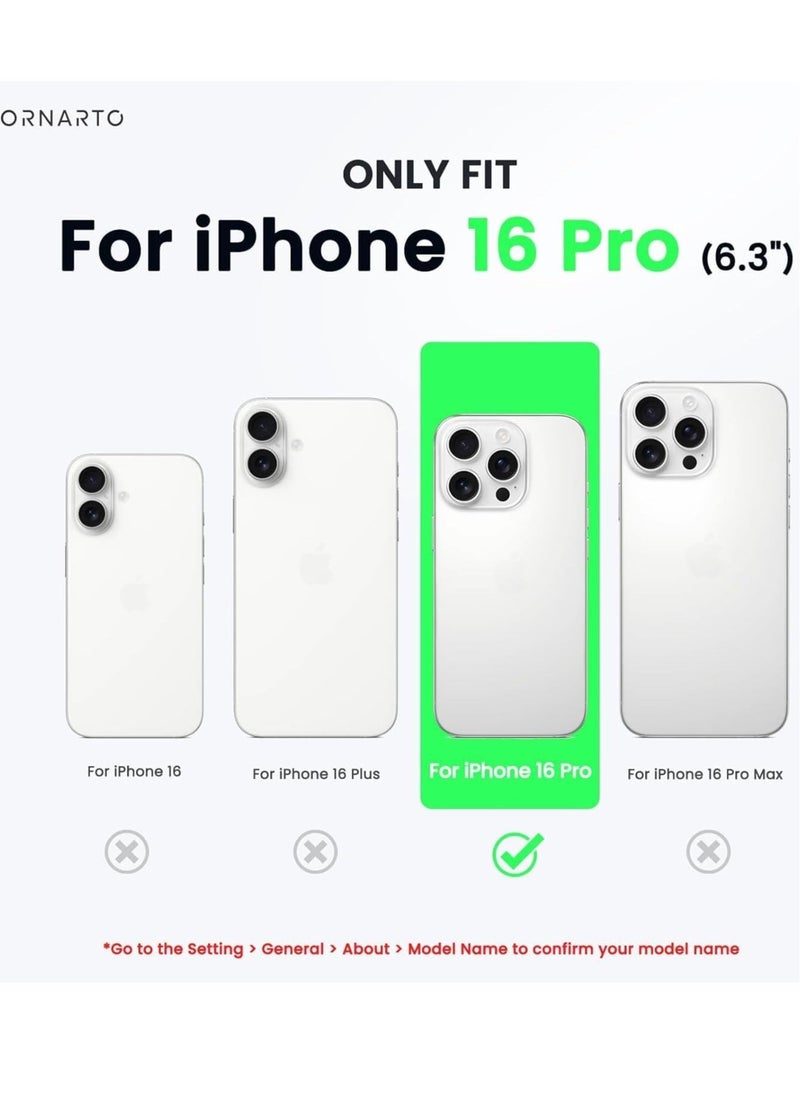 JAJEEK "Premium Soft Liquid Silicone Case for iPhone 16 Pro – Silky Soft Touch Full-Body Protective Bumper (Black Currant)" - Image 2