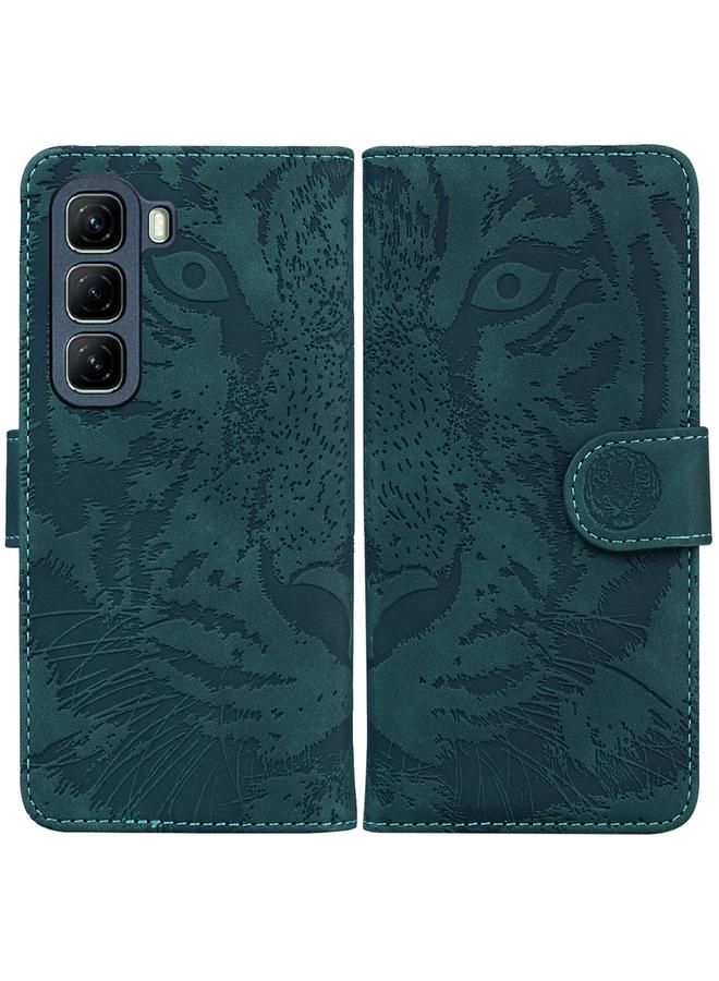 S-TOP Case For Infinix Hot 50 5G Tiger Embossing Pattern Flip Leather Phone Case - Image 1