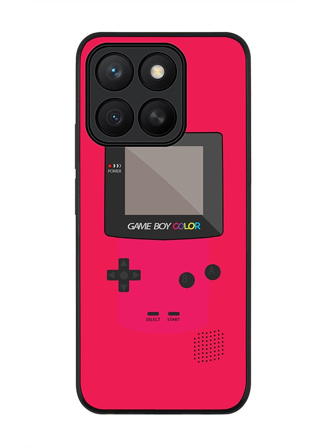 Stylizedd For Honor X8c Case,Slim fit Camera Protection, Shockproof Thin Phone cover  - Gameboy Color - Pink