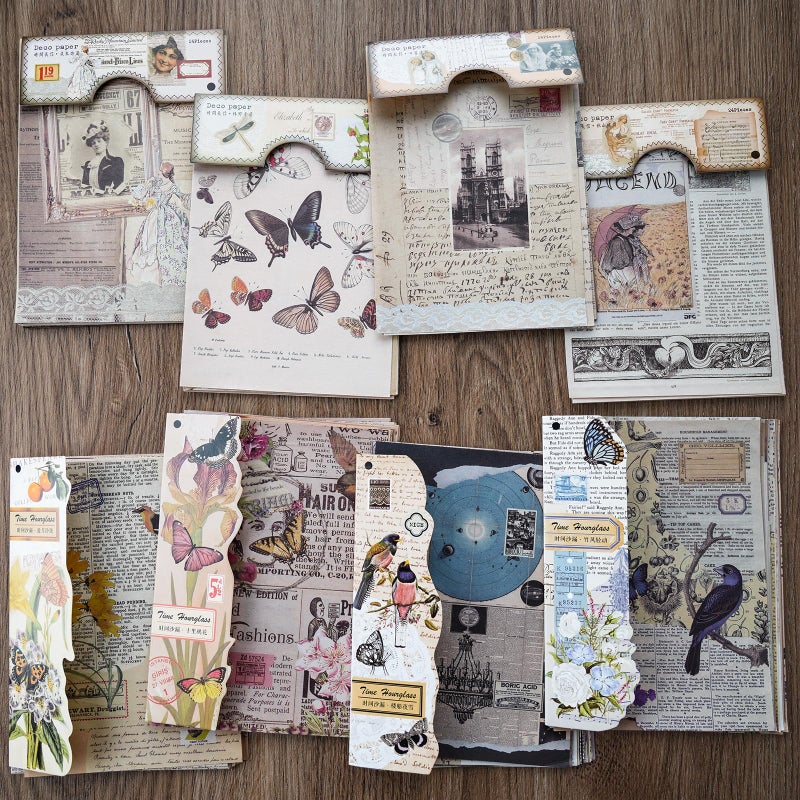 ARTSMONA 192 Sheets of Scrapbook Paper, Journaling Scrapbooking Supplies Craft Kits Vintage Room Decor Posters Decoupage Paper Ephemera for Junk Journals Bullet Journal Card Making Decorative Background - Image 4