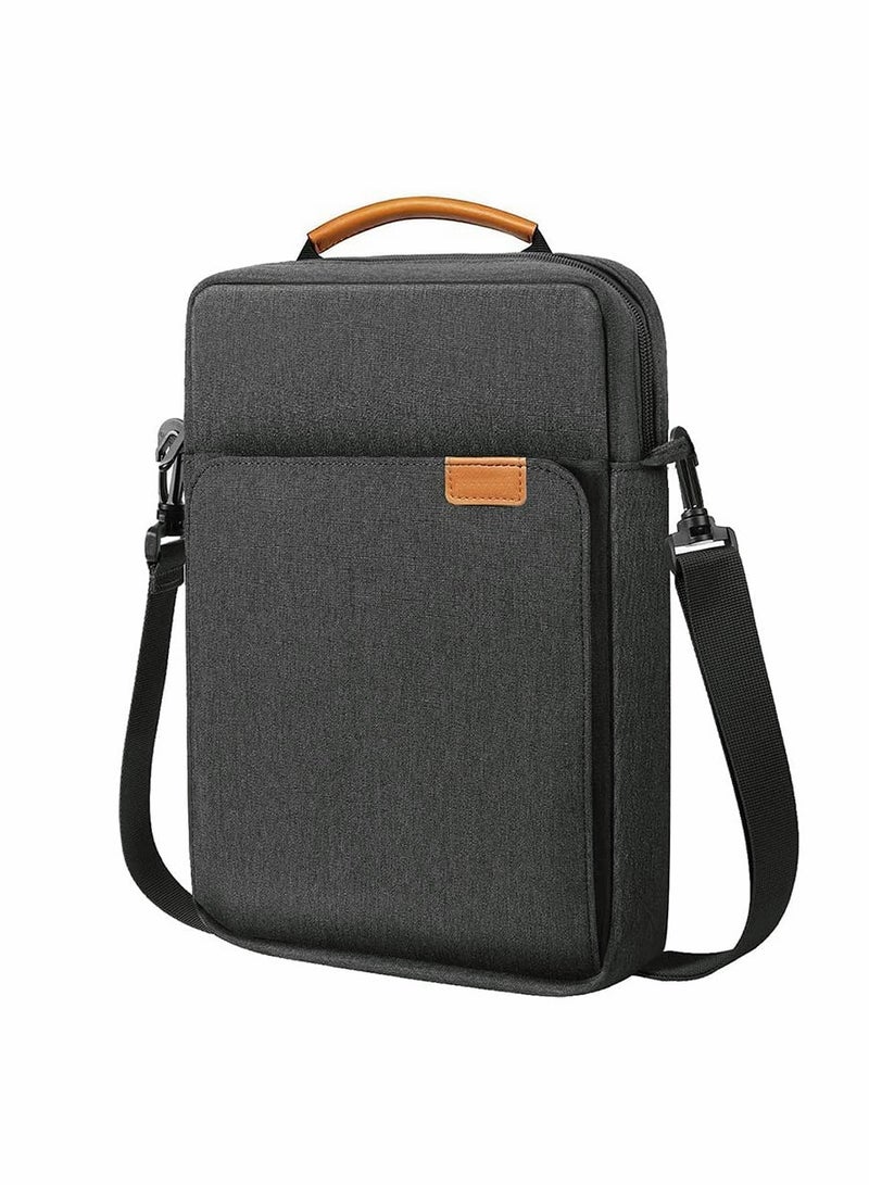 Tablet Case Shoulder Bag Compatible with iPad Pro 11 M1 2021/2020, iPad Air 4 10.9 /iPad 10.2 with Keyboard, Accessories Pocket, Carrying Sleeve for iPad Pencil, Cables  - Image 1
