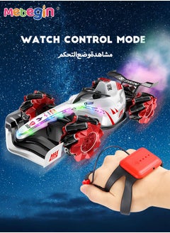 MEBEGIN Remote Control Car Toy with Light and Spray Function, 2.4 GHz Double Side Radio Control Drift Race Car, Gesture Sensing RC Stunt Car, Suitable for Various Roads, Ideal Gift for Kids Aged 6+  - Image 3
