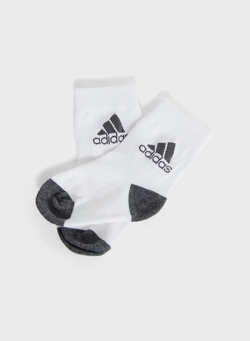 Adidas Little Kids 3 Pack Socks