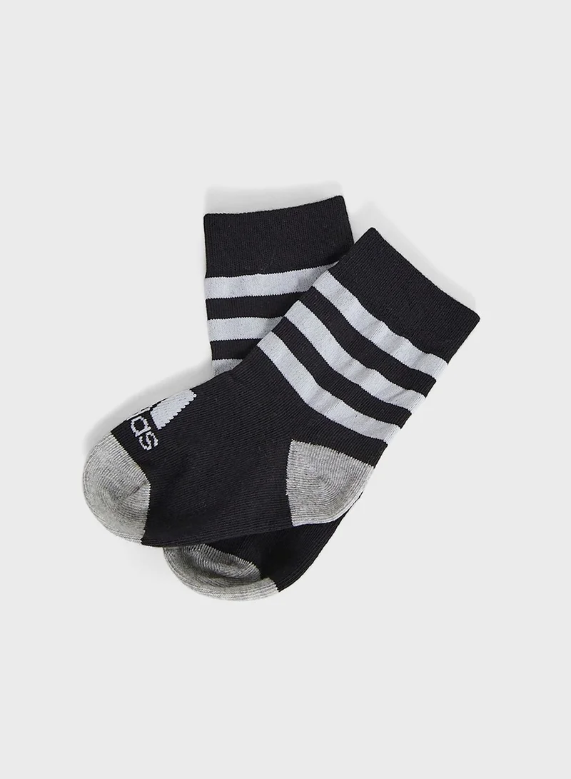 Adidas Little Kids 3 Pack Socks