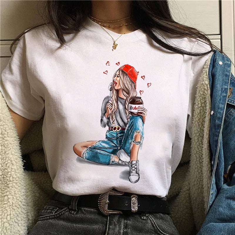 T-Shirt Independent Station Women'S Short-Sleeved Wish Spot Temu - Image 1
