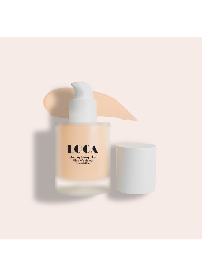 loca Ultra-Lightweight Foundation for a Radiant, Dreamy Look – Latte (01)