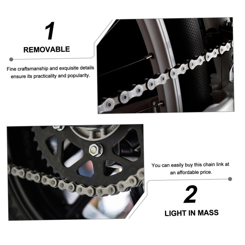 Heavy Duty Steel Chain Quick Release Connecting Links 10 Pack For Bike And Industrial Machinery - Image 4