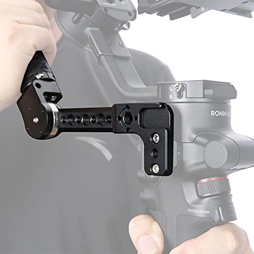 NICEYRIG Leather Handle Grip Kit for DJI Ronin S/SC / RSC2, 200 Degree Adjustment Handgrip with Rosette Mount Extension Bracket - 332 - Image 2