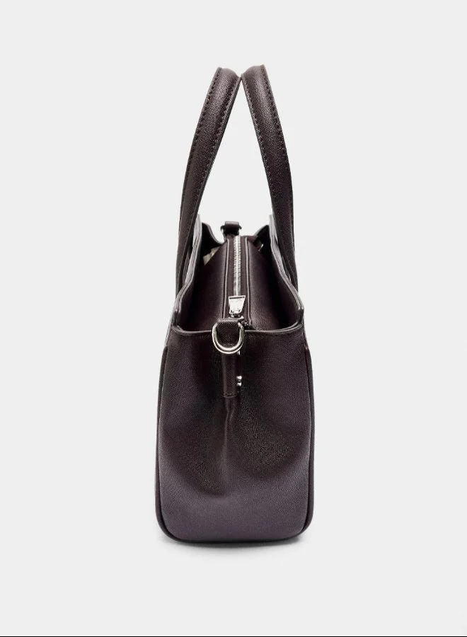 بارفوا حقيبة يد ذات ملمس