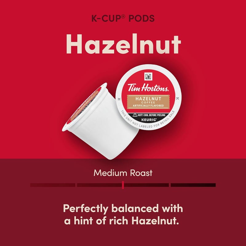 Tim Hortons Hazelnut Flavored Medium Roast Coffee Pods - Image 2