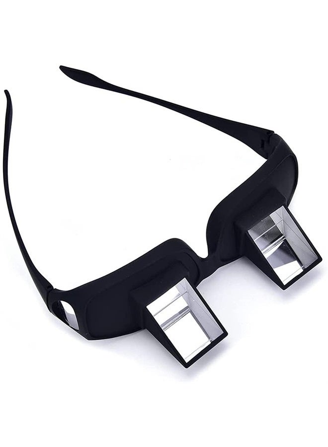 Valuu Lazy Glasses Bed Prism Glasses Spectacles Horizontal High Definition Glasses Prism Periscope Lie Down Eyeglasses for Reading and Watch TV in Bed Unisex  - Image 1