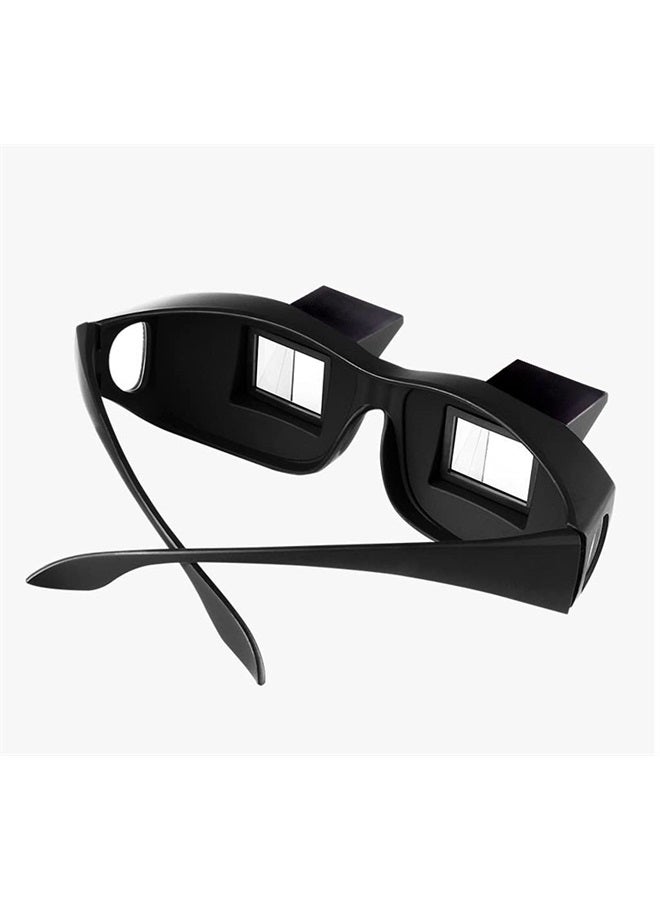 Valuu Lazy Glasses Bed Prism Glasses Spectacles Horizontal High Definition Glasses Prism Periscope Lie Down Eyeglasses for Reading and Watch TV in Bed Unisex  - Image 2