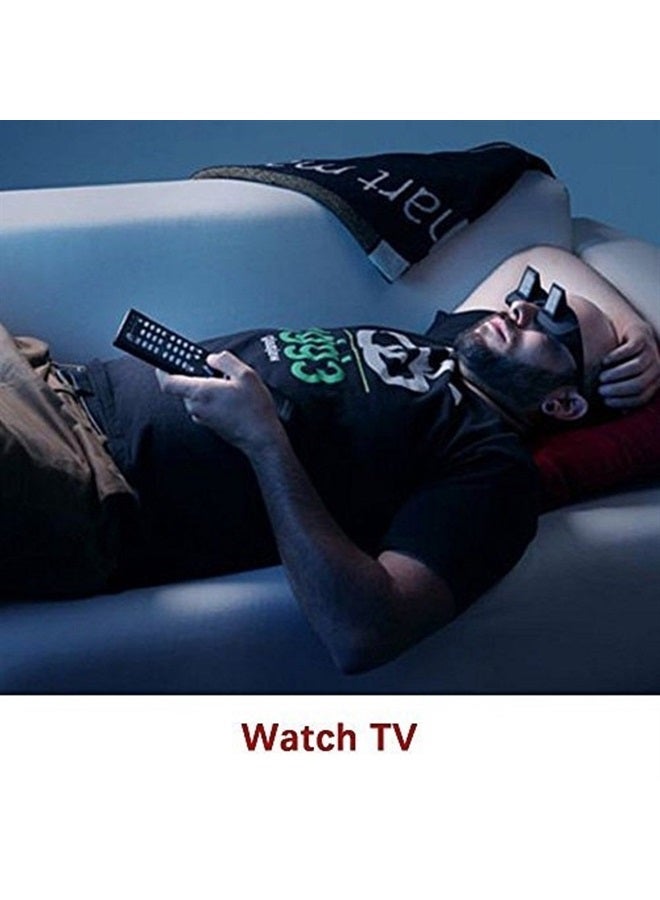 Valuu Lazy Glasses Bed Prism Glasses Spectacles Horizontal High Definition Glasses Prism Periscope Lie Down Eyeglasses for Reading and Watch TV in Bed Unisex  - Image 4