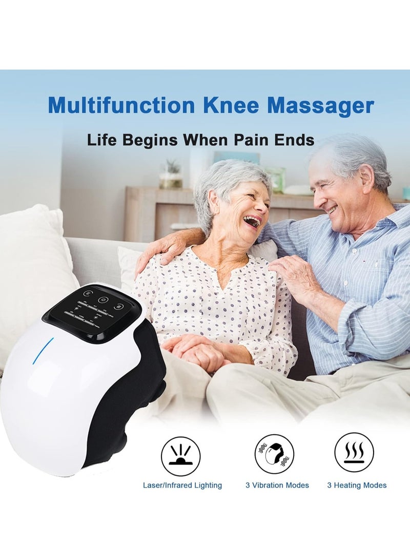 Bodycare Knee Massager-Large LED Screen Arthritis Knee Massage Wearable with Heat Rechargeable Electronic Smart Knee Massage for Knee Joint Pain Injury, Swelling and Stiffness - Image 5