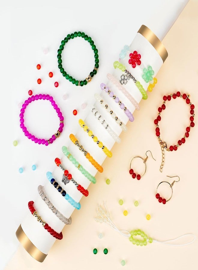 BuyLift Jewelry Making Kit - 5000+ Colorful Clay Beads, Letter Charms & Unicorn Pendants | 24-Color Bracelet Making Kit for Girls, DIY Friendship Bracelet Craft Gift for Kids Ages 6-12 (6 mm multicolor) - Image 4