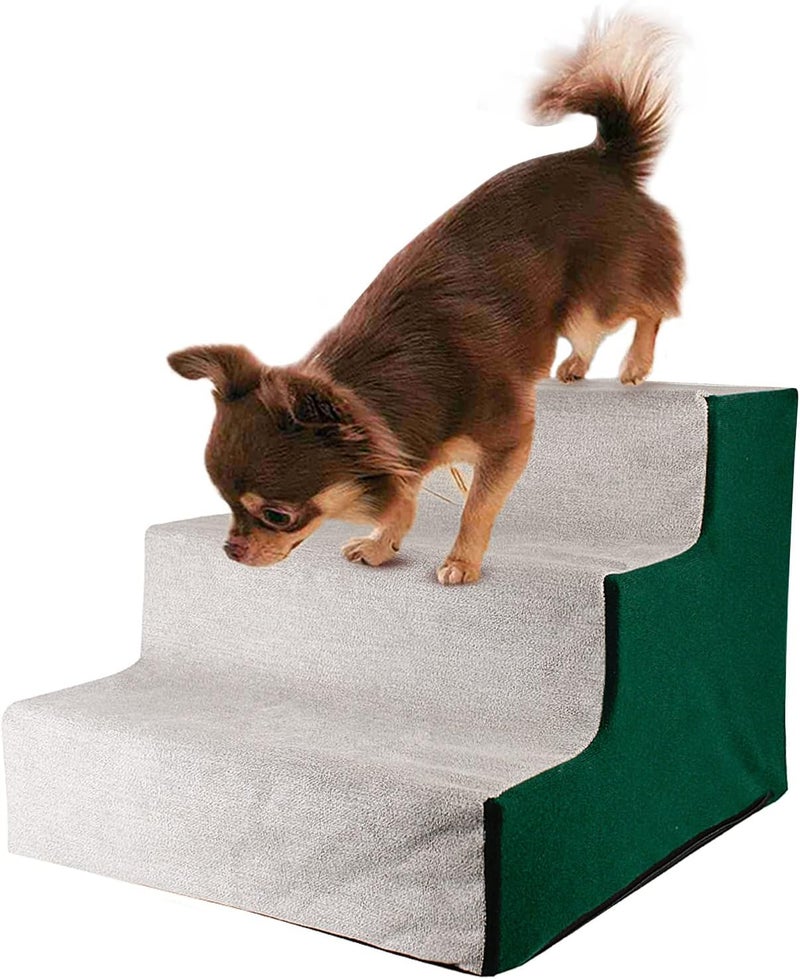 Detachable Dog Stairs 41x39x31cm Soft Slip - Proof Pet Steps Ramp for Small Medium Large Dogs and Cats - Easy Install, Removable Cover, Safe Climbing for Beds Couch - Image 3
