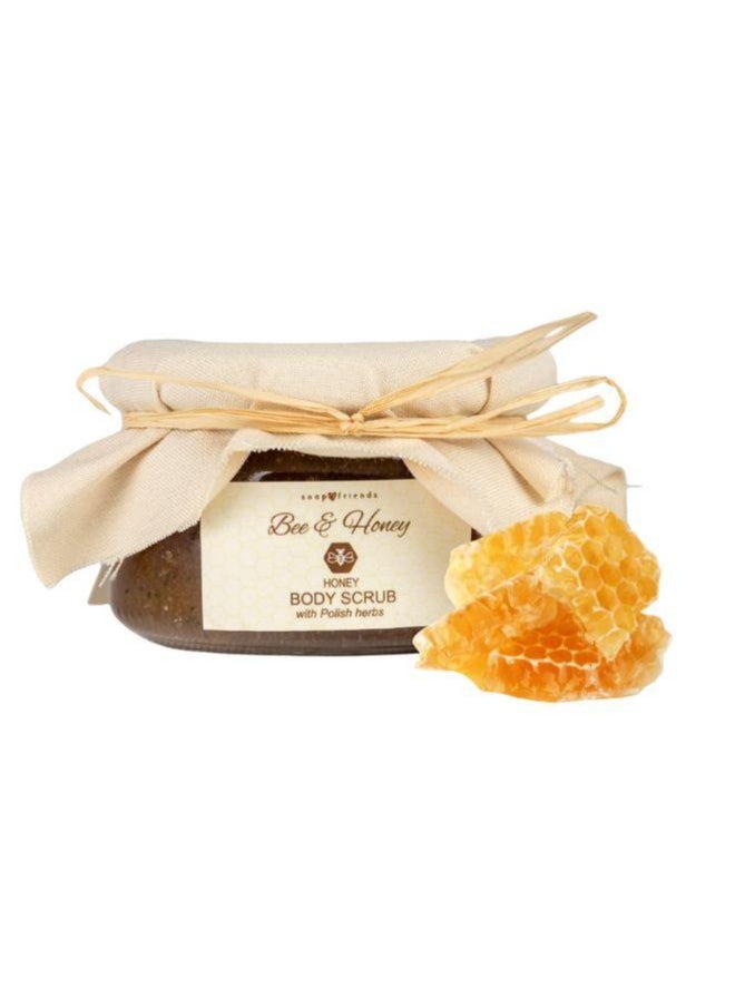 Soap&Friends - Soap&Friends Body Scrub - Exfoliating Scrub with Bee and Honey and Polish Herbs, 200 ml - Image 1