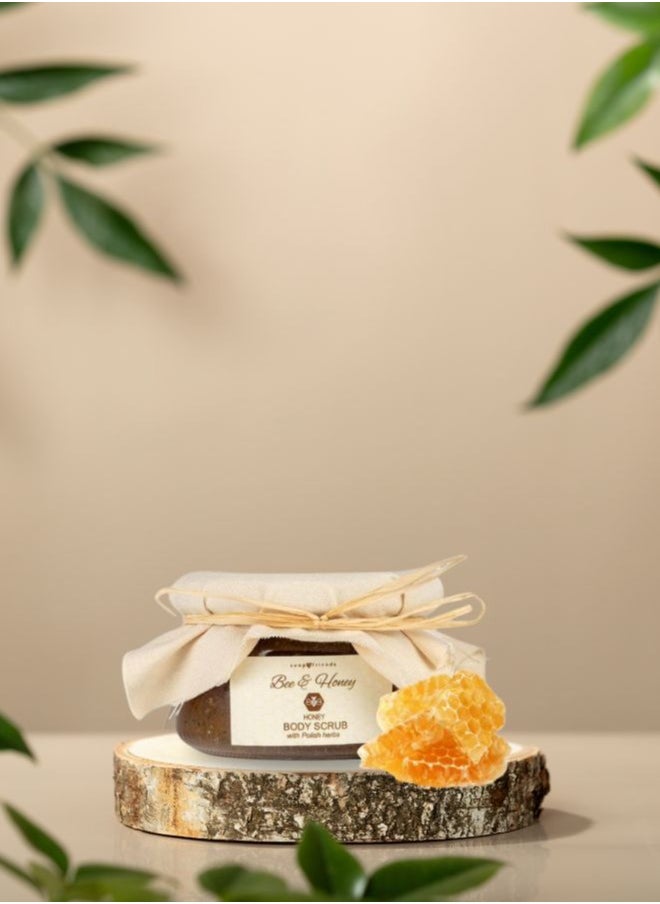 Soap&Friends - Soap&Friends Body Scrub - Exfoliating Scrub with Bee and Honey and Polish Herbs, 200 ml - Image 1