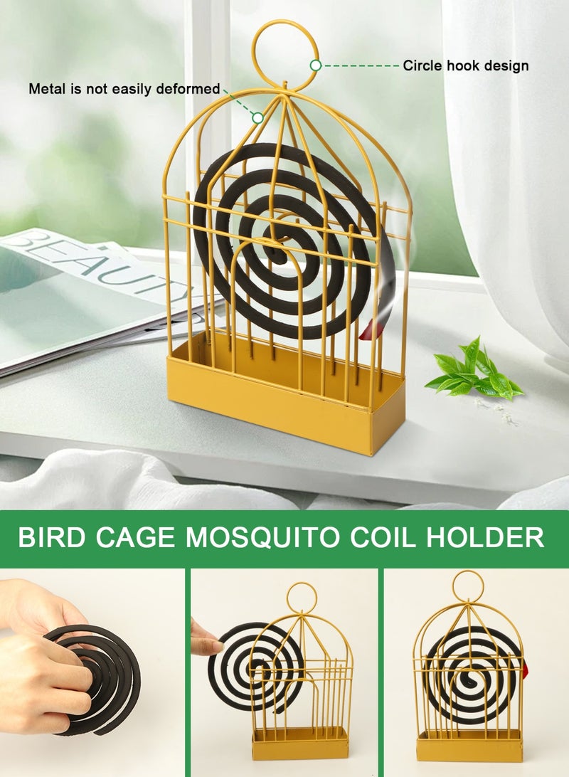 TOPONE 2Pack 20Coils Mosquito Coils with 1 Mosquito Coil Box Iron Holder Household Censer Repellent Incense Coil - Image 3
