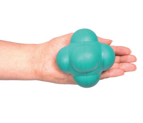 Cougar Rubber Reaction Ball for Improving Agility, Reflexes and Hand-Eye Coordination Skills | Small and Senior (Big) Size - Image 2