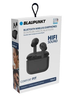 Blaupunkt BLP4969 True Wireless Earphone, TWS, Comfort Fit, Black  - Image 4