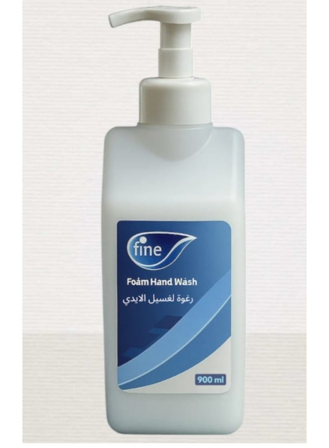 Fine Foam Hand Wash 900ml – Rich Gentle Cleansing Foam with Easy Pump Dispenser - Image 4