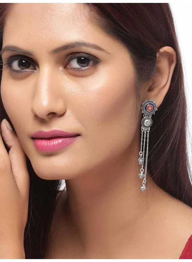 VOYLLA Mandala Tassels Drop Earrings