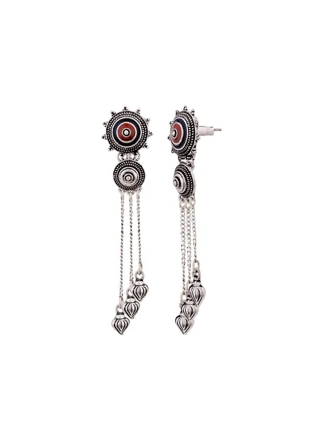 VOYLLA Mandala Tassels Drop Earrings