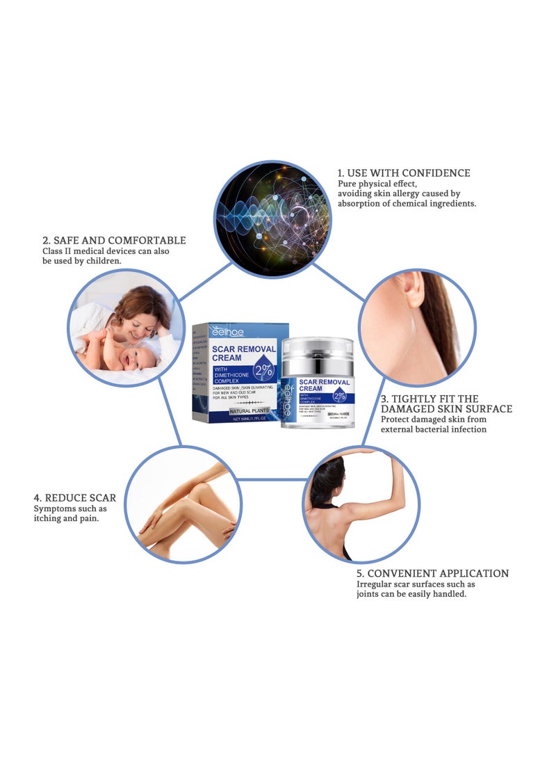EELHOE Scar Removal Cream for Fading Scars,Repairing Skin,Smoothing Skin  - Image 5