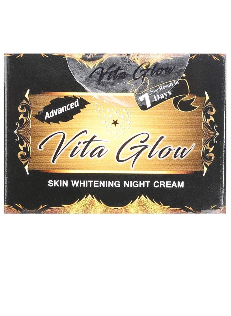 Vita Glow Advance Skin Whitening Night Cream - 30 Gm - Image 1