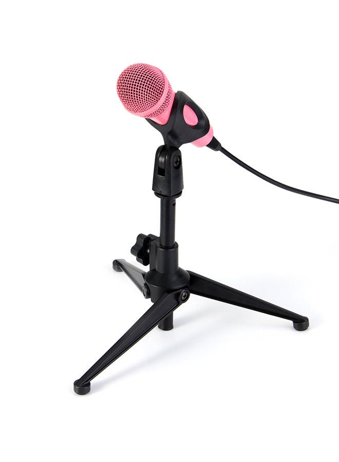 NIBEMINENT Professional Adjustable Desktop Handheld Table Tripod Microphone Mic Stand Holder with Clip Mount Shock  - Image 1