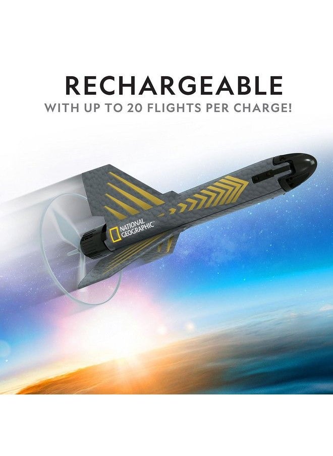 NATIONAL GEOGRAPHIC - Rocket Launcher For Kids Patent Pending Motorized Air Rocket Toy Launch Up To 200 Ft. With Safe Landing Kids Outdoor Toys & Model Rockets Gifts For Boys And Girls Space Toys - Image 1
