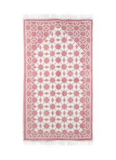 MANASEK Prayer mat double chenille from Manasek a popular local brand – prayer mat cotton polyester with bag - Luxurious and elegant design suitable for gifting - 70X120  - Image 1