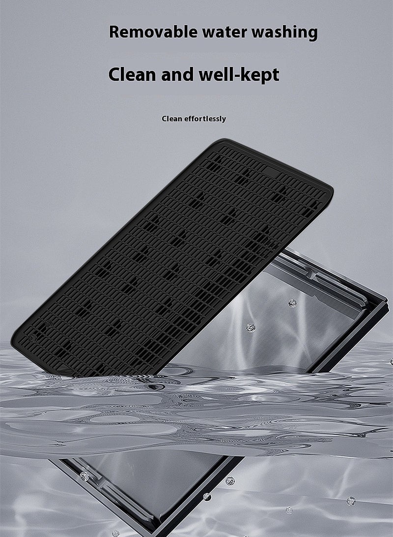 Kidle Stainless Steel Cat Litter Box Cat Litter Tray Metal Litter Pan Tray with High Wall Sides - Image 5