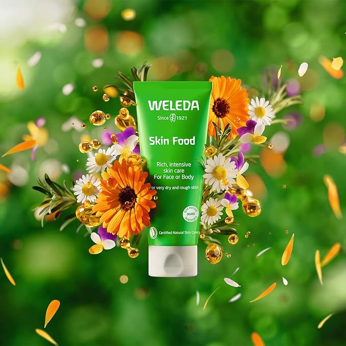 Weleda Skin Food Dry Skin Moisturiser Moisturising Cream Primer Face Body For Men Women Multiple Uses 100 Certified Natural Organic 75ml - Image 3