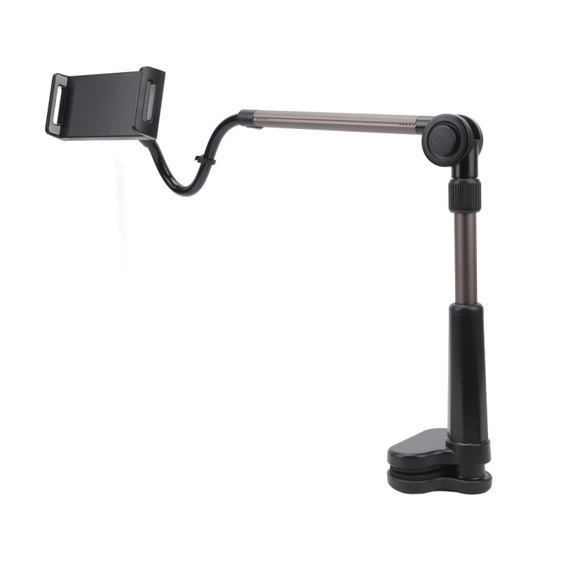 Phone Clamp Holder: Adjustable 360° Rotation Head, Flexible Gooseneck Arm - Universal 11-Inch Compatible, Stable Desk Mount for Home Office Bedside Use - Image 5