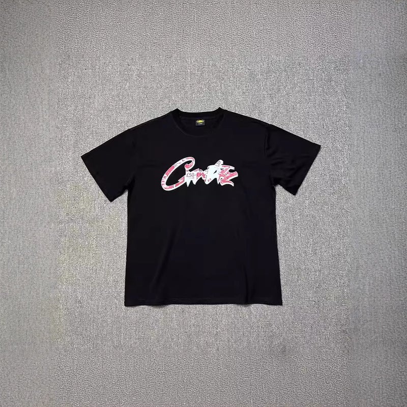 Series T-Shirts With Short Sleeves, Letter Logo Print, Unisex Double Yarn, Fashionable Casual Short Sleeves, Trendy - Image 5